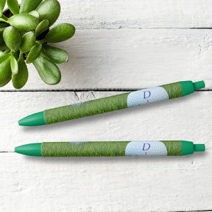 Custom Golf Ball Monogram Green Golfing Pen