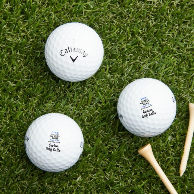 Custom Golf Balls, Gift For Dad Personalised Balls (Insitu Grass)