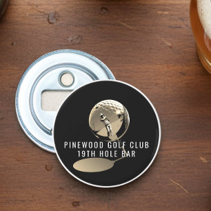Custom Golf BottleOpener,19thHole Sepia ver Bottle Opener