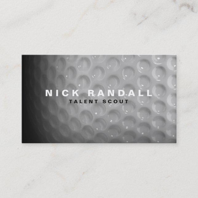 Custom GOLF Business Card (Front)