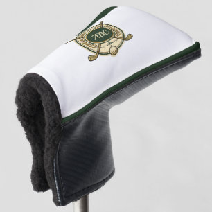 Custom Golf Club Crest Custom Initials Putter Head Cover