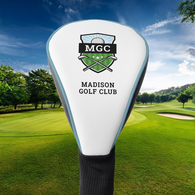 Custom Golf Club Crest Monogram Golf Head Cover (Creator Uploaded)