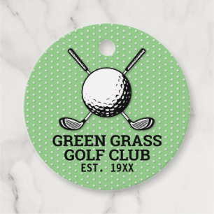 Custom Golf Club Logo Design Favour Tags