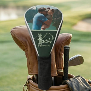Custom Golf Dad Favourite Caddy Logo Head Cover