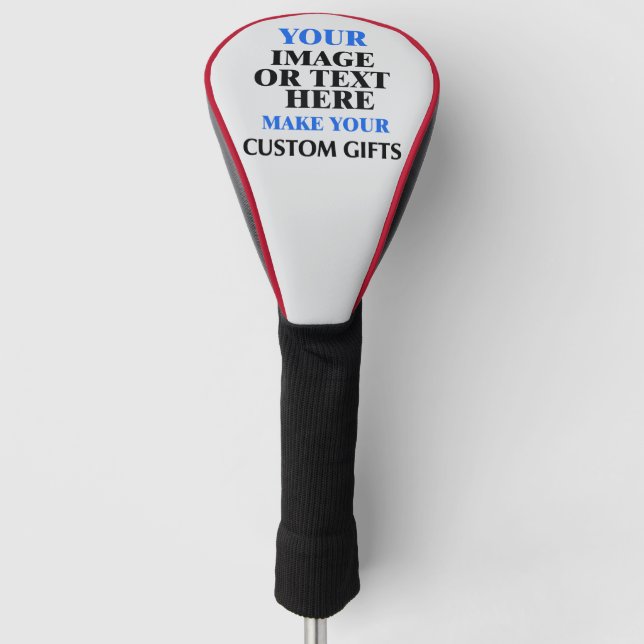 Custom Golf Head Cover - Personalised Gift (Front)