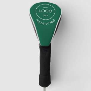 Custom Golf head cover with Company Logo green