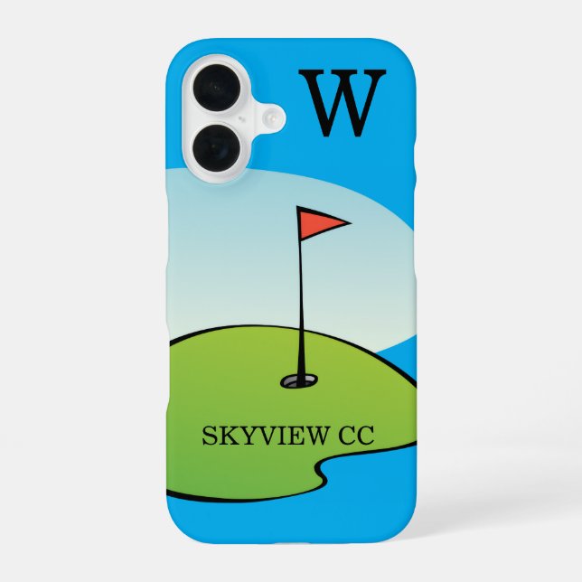 Custom Golf Lover iPhone / iPad case (Back)