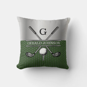 Custom Golf Monogram Design Cushion