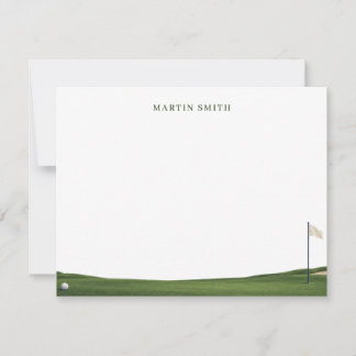 Custom Golf Note Card