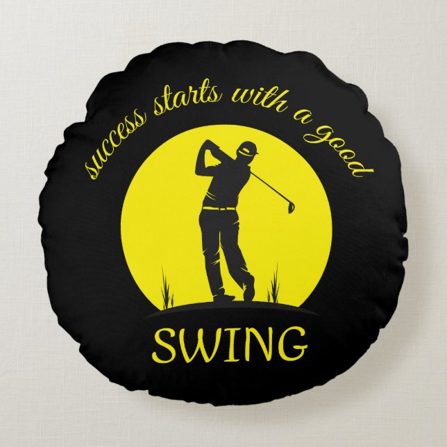 custom golf pillow (Front)