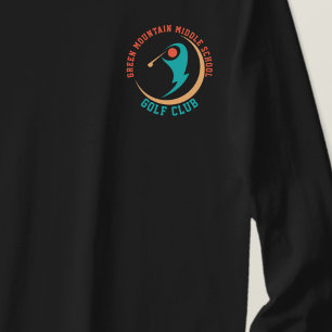 Custom Golf School Club League Name Number T-Shirt