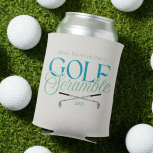 Custom Golf Scramble Club Name Can Cooler