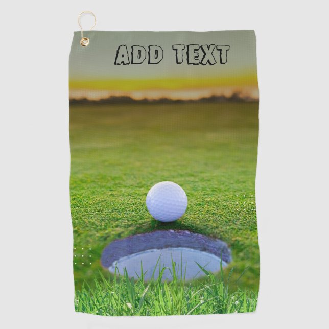 Custom Golf Towels: The Ultimate Golfing Accessory Towel (Front)