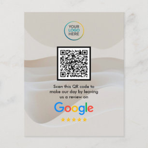 Custom Google Reviews QR Code  Flyer