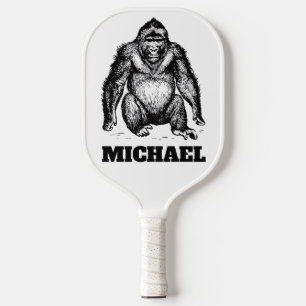CUSTOM GORILLA FUNNY DAD Pickleball Paddle