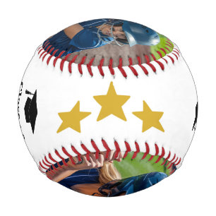 Custom Grad Photo & Name Baseball Lover Ball