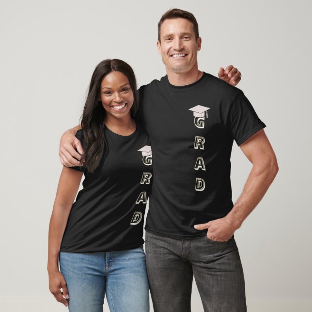 Custom Grad Shirt - Personalised Print Tee Gift (Unisex)