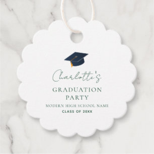 Custom Graduate Name and Graduation Year Class Favour Tags