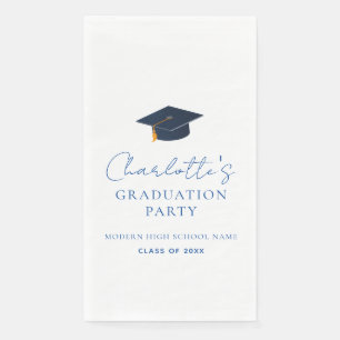 Custom Graduate Name Class Year School Theme Napkin