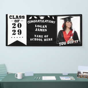 Custom Graduation 2026 Graduation Party Decoration Banner