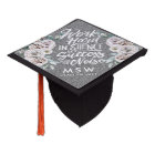Custom Graduation Cap Topper | Silver Glitter