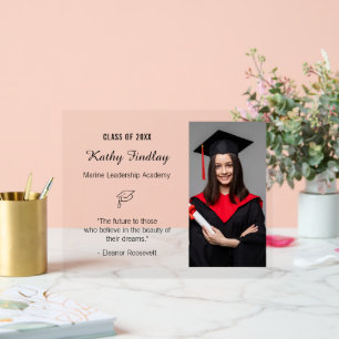 Custom Graduation Class of 2025 New Graduate Gift Acrylic Sign