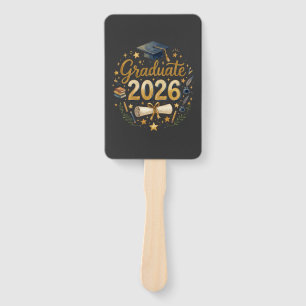 Custom Graduation Class of 2026 Personalised Famil Hand Fan