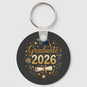 Custom Graduation Class of 2026 Personalised Famil Key Ring