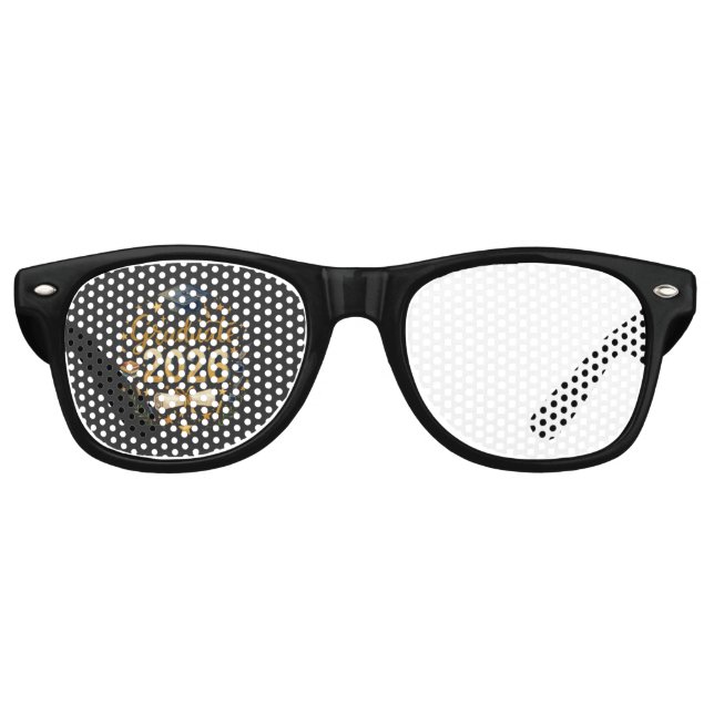 Custom Graduation Class of 2026 Personalised Famil Retro Sunglasses (Front)