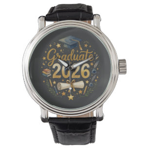 Custom Graduation Class of 2026 Personalised Famil Watch