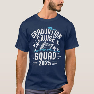 Custom Graduation Cruise Squad Grad Trip Group T-Shirt