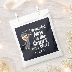 Custom Graduation Gag I Graduated Cartoon Name Favour Bags