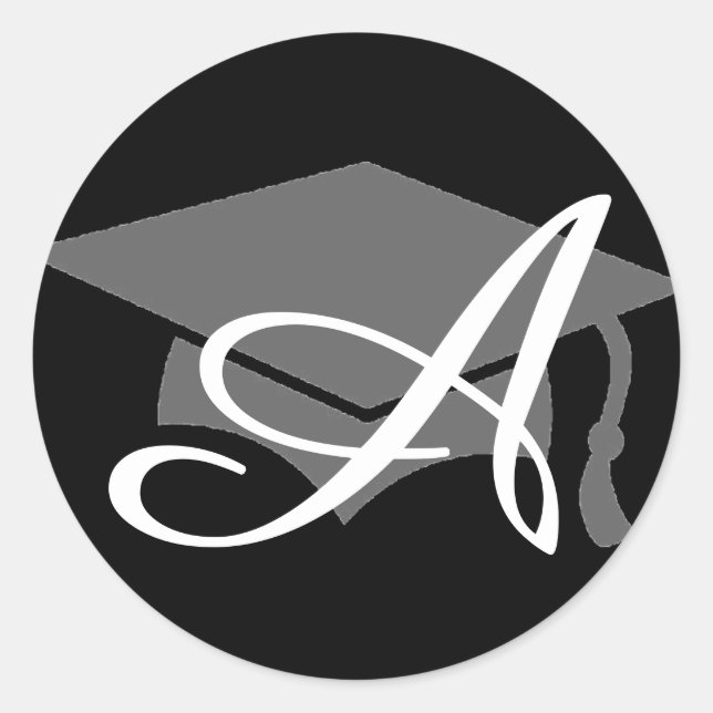 Custom Graduation Invite Card Envelope Seal (Front)