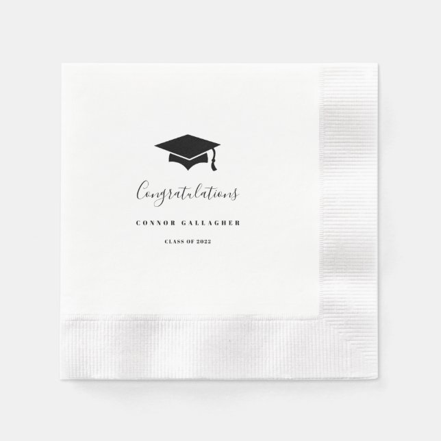 Custom Graduation Paper Napkin (Front)