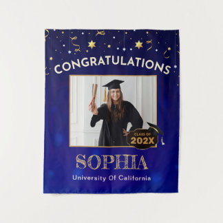 Custom Graduation Party Decor 2025, Party Backdrop Tapestry