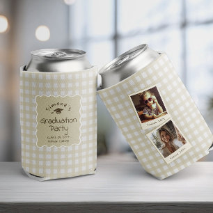 Custom Graduation Party Favour with Throwback Phot Can Cooler