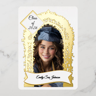 Custom Graduation Party Invitation Photo Collage
