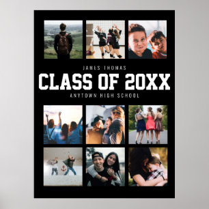 Custom Graduation Party Keepsake Photo Display Poster