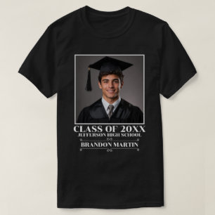Custom Graduation Photo 2026 Graduate Proud Parent T-Shirt