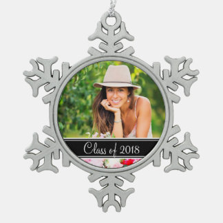 Custom Graduation Photo Holiday Ornament