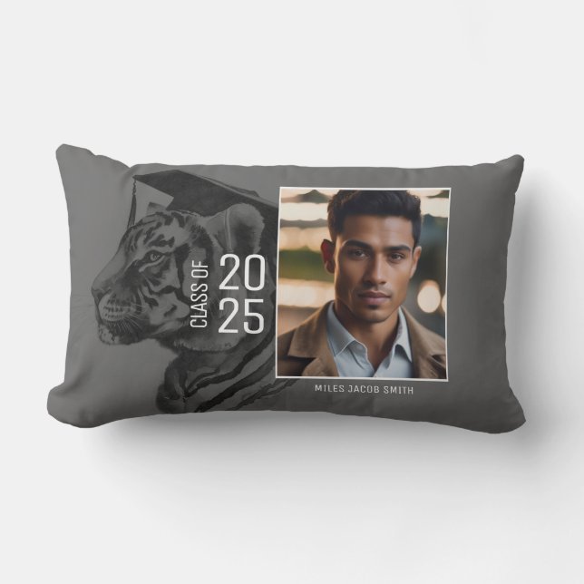 Custom Graduation Photo Pillow (Front)