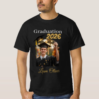 Custom Graduation Photo Shirt Class of 2026