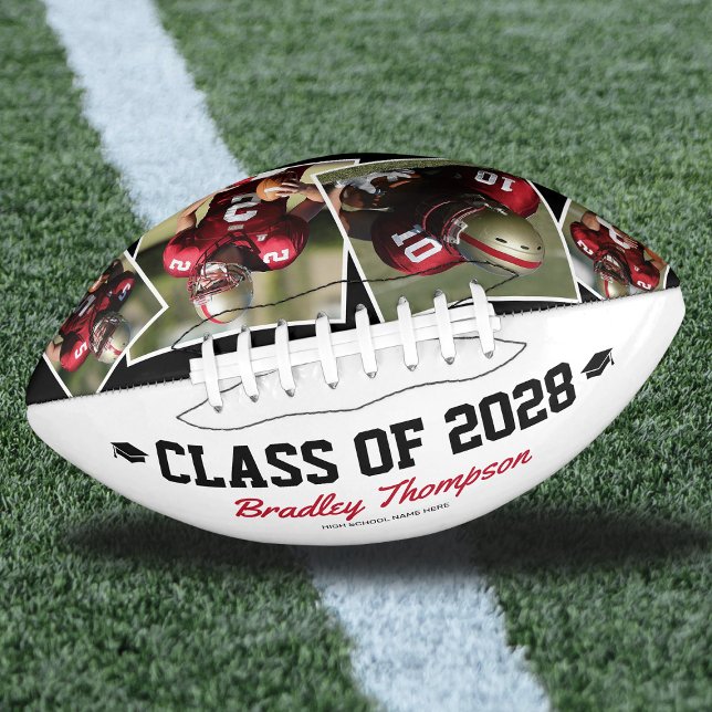 Custom Graduation Senior Photo Football (Creator Uploaded)