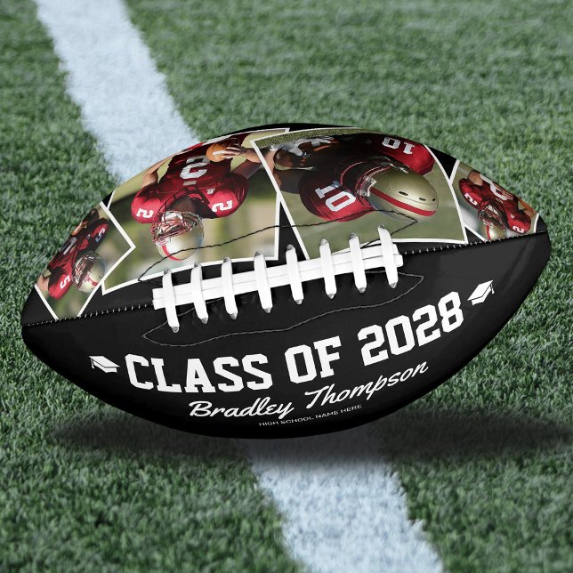 Custom Graduation Senior Photo Football (Creator Uploaded)