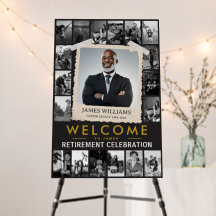 Custom Graduation Sign, Retro Photo Collage