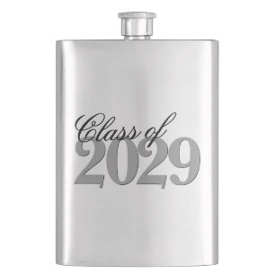 Custom Graduation   Simple Grad Year and Name Hip Flask