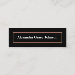 Custom Graduation Status Card (black/gold)