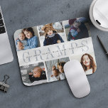 Custom Gramps Photo Collage Grandchildren Names Mouse Pad<br><div class="desc">Create a cool custom gift for the best grandpa around with this photo collage mousepad. Use the templates to add 6 photos, and personalize with his grandchildren's names or a custom message in the center, overlaid on "GRAMPS" in soft gray lettering. Makes an awesome unique gift for Father's Day or...</div>