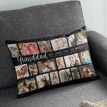Custom Grandad 18 Photo Collage Lumbar Cushion<br><div class="desc">Discover our photo-centric scatter cushion, an ideal gift for all the grandfathers in your life. Perfect for birthdays or christmas, these pillows allows you to feature 18 photos as a sentimental keepsake. Emblazoned with a cheerful 'We Love You So Much!' text, you have the flexibility to change or delete the...</div>
