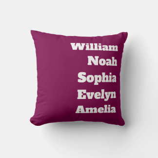 Custom Grandchildren Names  Cushion